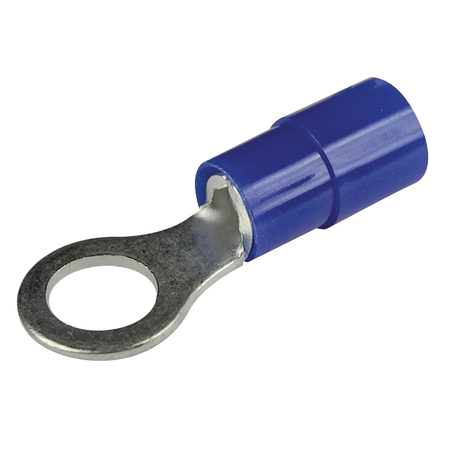 Seachoice Nylon Insulated Ring Terminals, Blue, 25 Pack 60881